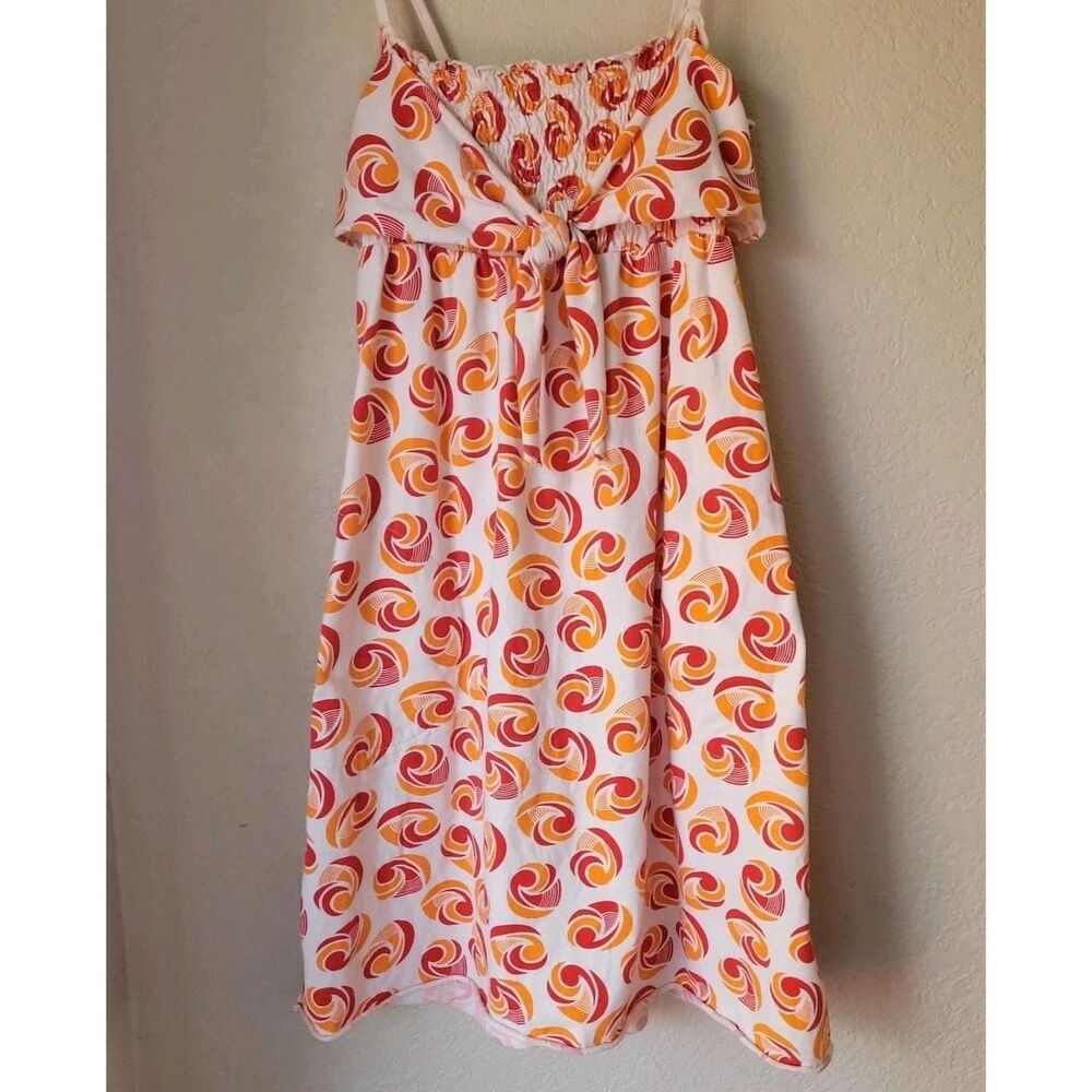 Unbranded Women's White and Red Casual-dresses